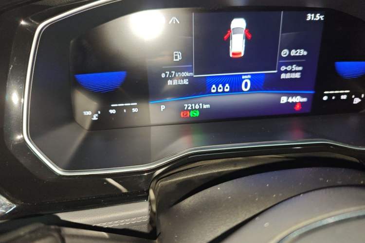 Used Volkswagen Sagitar 2021 200TSI DSG Excellence Edition Odometer Close Up