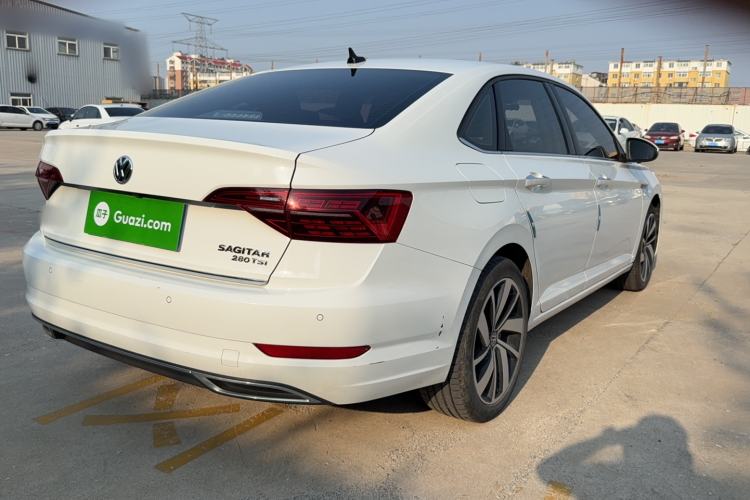 Used Volkswagen Sagitar 2021 280TSI DSG Excellence Edition Rear Right 45 Deg