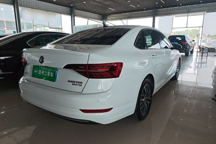 Used Volkswagen Sagitar 2021 280TSI DSG Comfort Connect Edition Rear Right 45 Deg