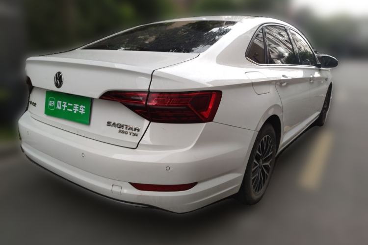 Used Volkswagen Sagitar 2021 280TSI DSG Comfort Connect Edition Rear Right 45 Deg