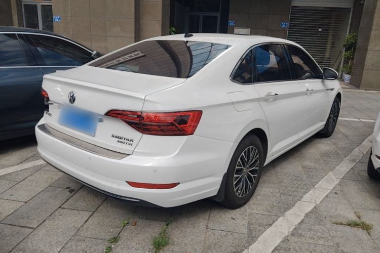 Used Volkswagen Sagitar 2021 280TSI DSG Comfort Connect Edition Rear Right 45 Deg