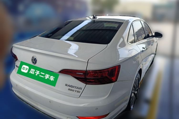 Used Volkswagen Sagitar 2021 280TSI DSG Comfort Connect Edition Rear Right 45 Deg