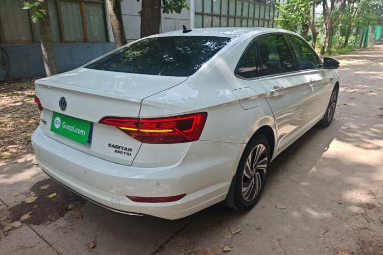 Used Volkswagen Sagitar 2021 280TSI DSG Excellence Edition Rear Right 45 Deg