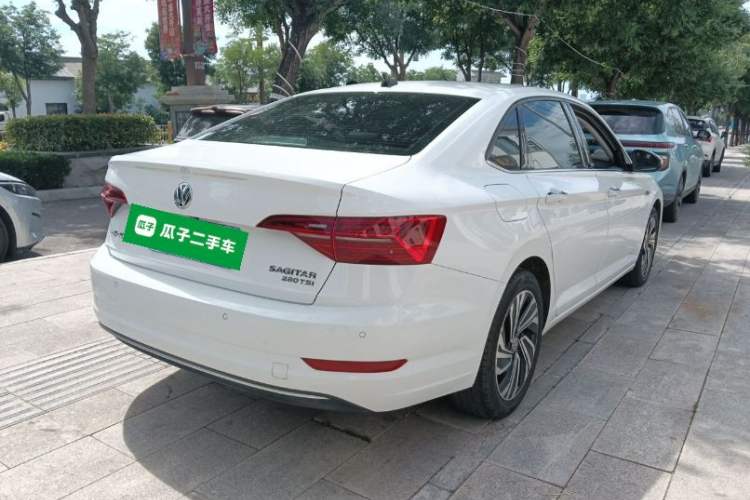 Used Volkswagen Sagitar 2021 280TSI DSG 30th Anniversary Edition Rear Right 45 Deg