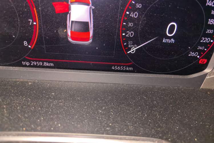 Used Volkswagen Sagitar 2022 280TSI DSG Flyover Edition Odometer Close Up