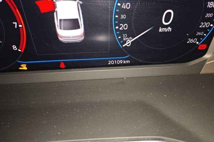 Used Volkswagen Sagitar 2022 280TSI DSG Excellence Edition Odometer Close Up