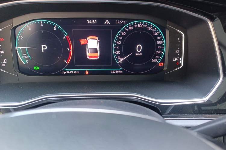 Used Volkswagen Sagitar 2022 280TSI DSG Excellence Edition Odometer Close Up