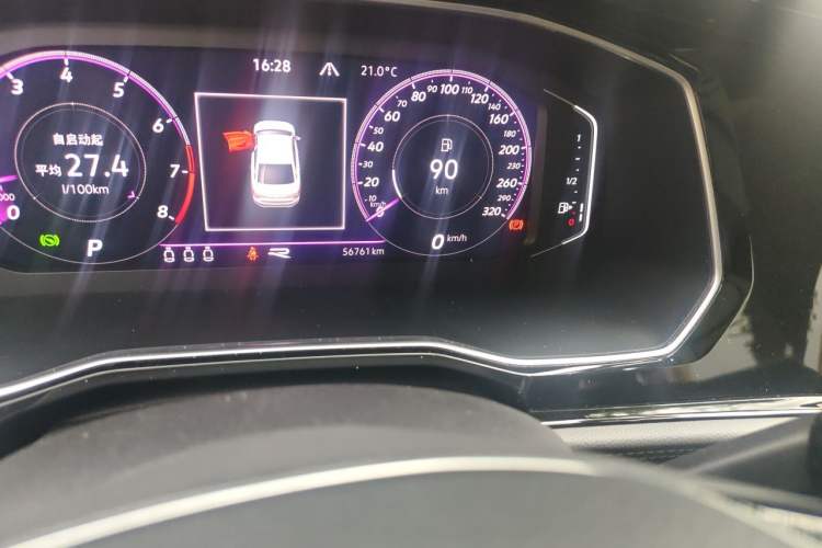 Used Volkswagen Sagitar 2022 280TSI DSG Excellence Edition Odometer Close Up