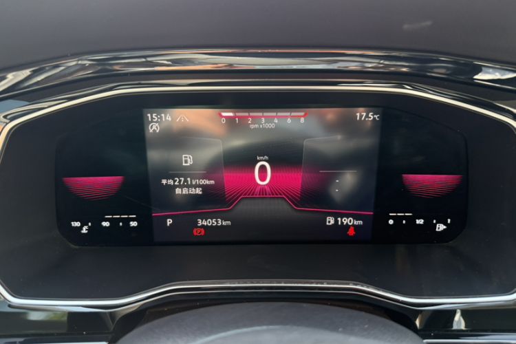 Used Volkswagen Sagitar 2022 200TSI DSG Flyover Edition Odometer Close Up