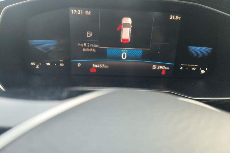 Used Volkswagen Sagitar 2022 280TSI DSG Flyover Edition Odometer Close Up