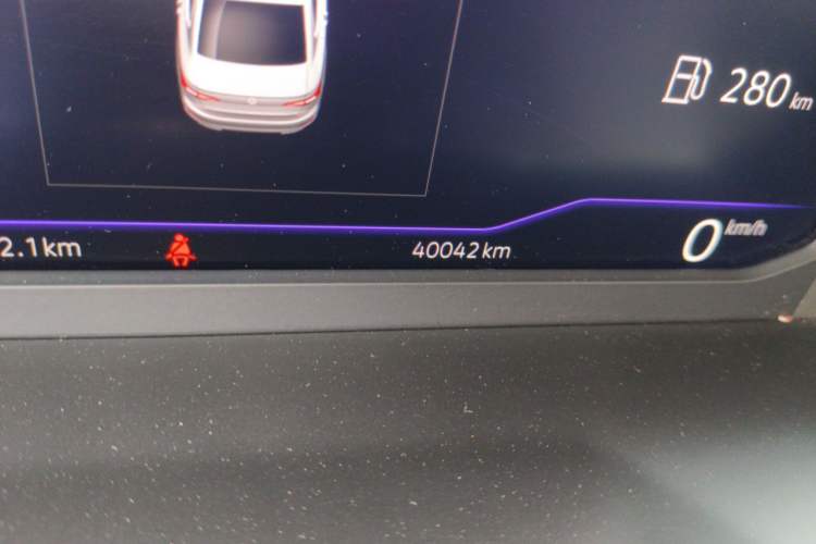Used Volkswagen Sagitar 2022 280TSI DSG Excellence Edition Odometer Close Up