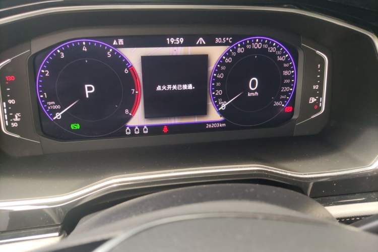 Used Volkswagen Sagitar 2022 280TSI DSG Excellence Edition Odometer Close Up