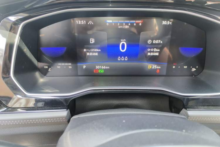 Used Volkswagen Sagitar 2022 280TSI DSG Excellence Edition Odometer Close Up
