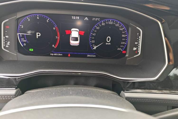 Used Volkswagen Sagitar 2022 280TSI DSG Excellence Edition Odometer Close Up