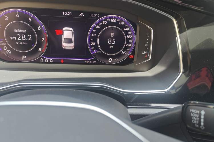 Used Volkswagen Sagitar 2022 280TSI DSG Excellence Edition Odometer Close Up