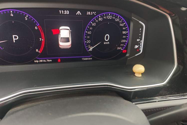 Used Volkswagen Sagitar 2022 280TSI DSG Excellence Edition Odometer Close Up