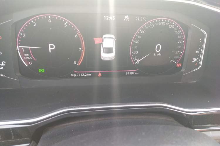 Used Volkswagen Sagitar 2022 280TSI DSG Flyover Edition Odometer Close Up