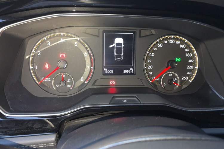 Used Volkswagen Sagitar 2022 280TSI DSG Flyover Edition Odometer Close Up