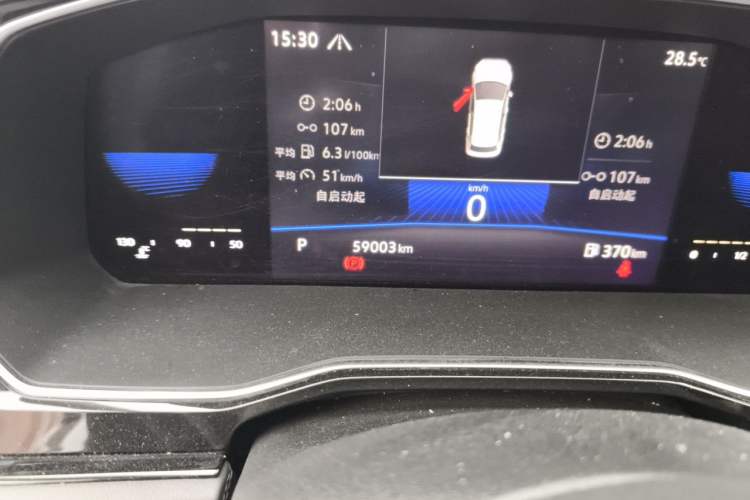 Used Volkswagen Sagitar 2022 280TSI DSG Flyover Edition Odometer Close Up