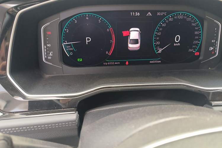 Used Volkswagen Sagitar 2022 280TSI DSG Excellence Edition Odometer Close Up