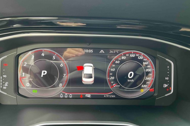 Used Volkswagen Sagitar 2022 280TSI DSG Excellence Edition Odometer Close Up