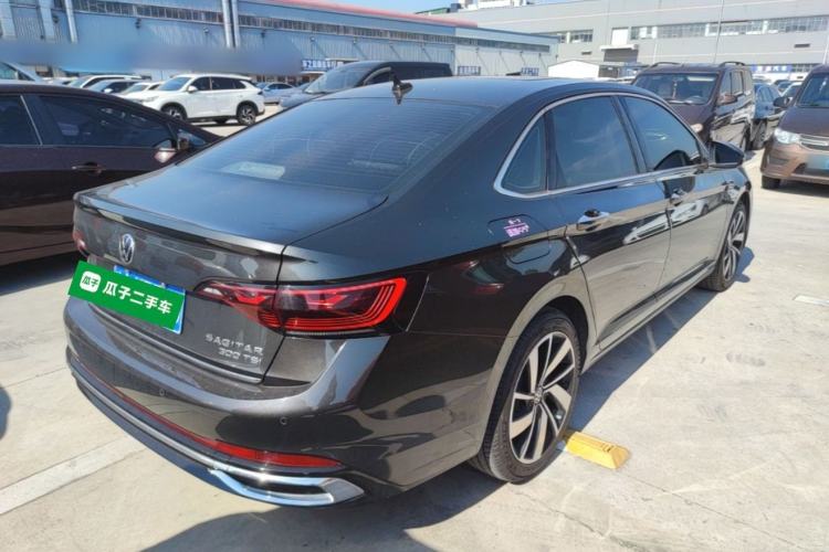 Used Volkswagen Sagitar 2023 300TSI DSG Excellence Edition Rear Right 45 Deg
