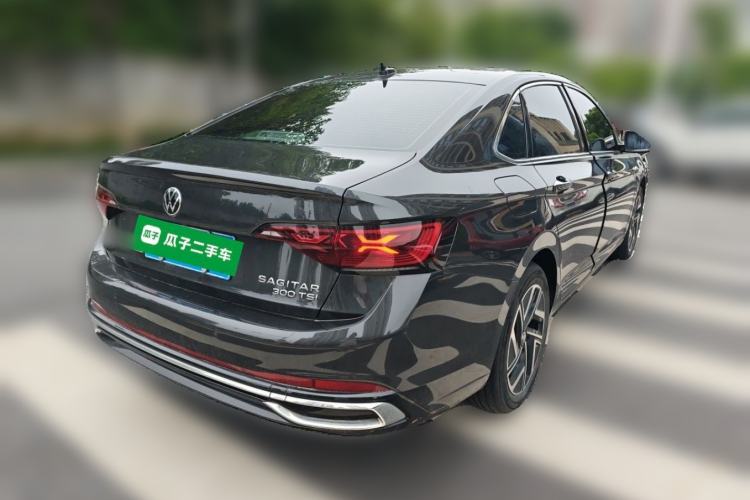 Used Volkswagen Sagitar 2023 300TSI DSG Excellence Edition Rear Right 45 Deg