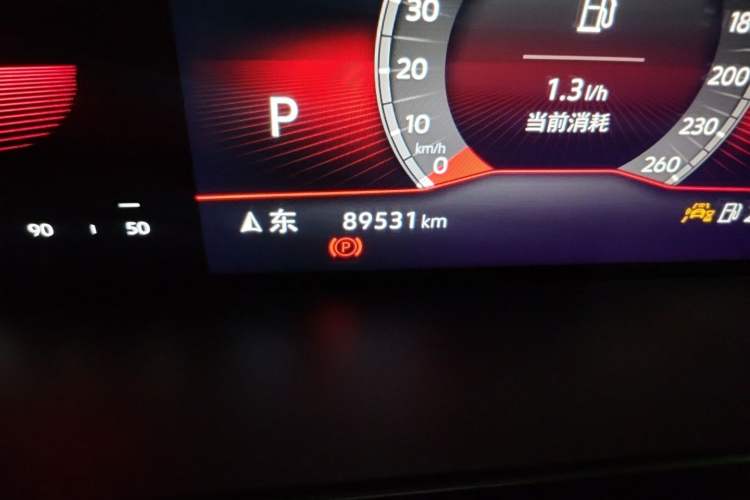 Used Volkswagen Sagitar 2023 300TSI DSG Excellence Edition Odometer Close Up