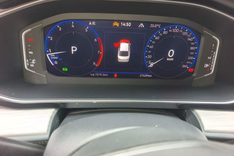 Used Volkswagen Sagitar 2023 300TSI DSG Excellence Edition Odometer Close Up