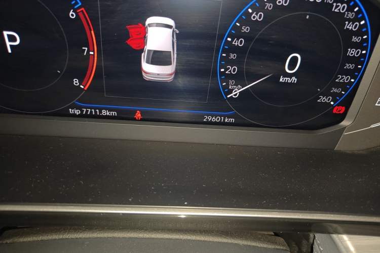Used Volkswagen Sagitar 2023 280TSI DSG Excellence Edition Odometer Close Up