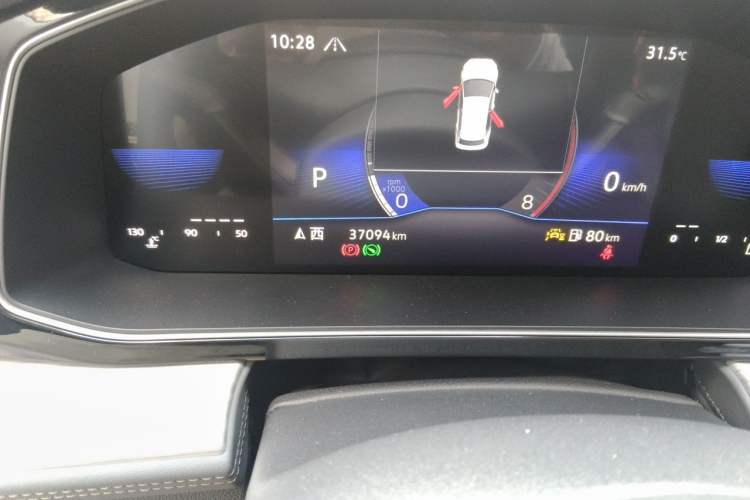 Used Volkswagen Sagitar 2023 300TSI DSG Excellence Edition Odometer Close Up