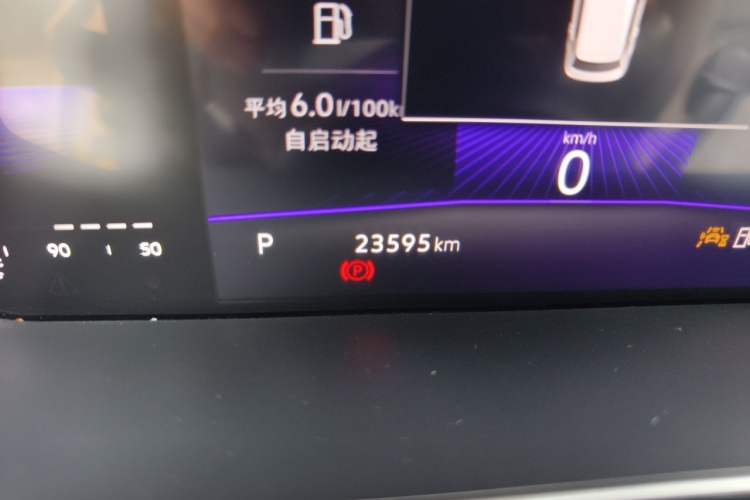 Used Volkswagen Sagitar 2023 Facelift 300TSI DSG Excellence Edition Odometer Close Up