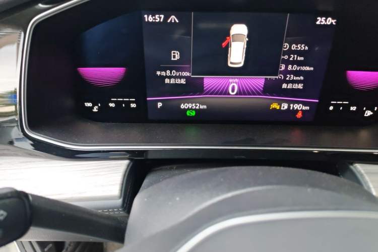 Used Volkswagen Sagitar 2023 280TSI DSG Excellence Edition Odometer Close Up
