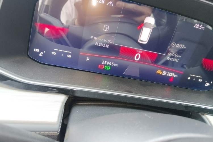 Used Volkswagen Sagitar 2023 300TSI DSG Excellence Edition Odometer Close Up