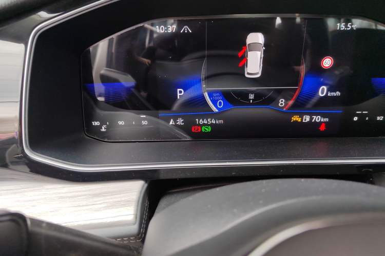 Used Volkswagen Sagitar 2023 300TSI DSG Excellence Edition Odometer Close Up