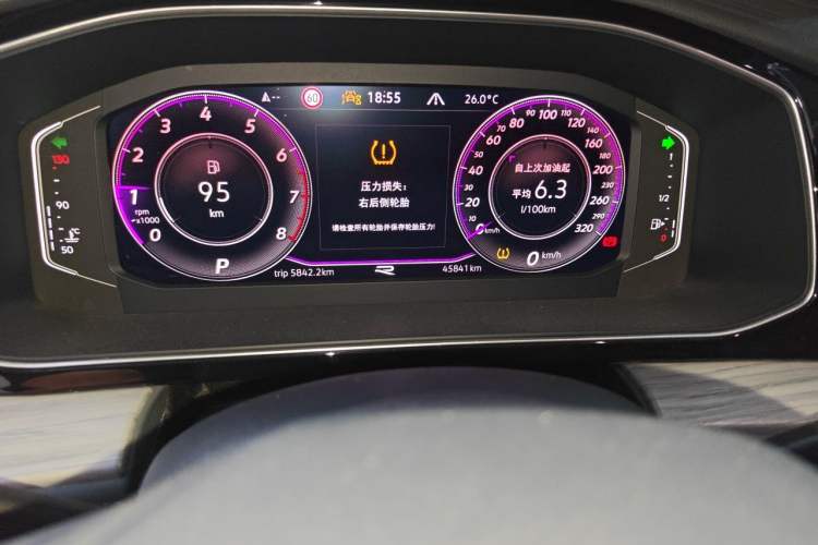 Used Volkswagen Sagitar 2023 280TSI DSG Excellence Plus Edition Odometer Close Up