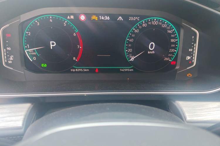 Used Volkswagen Sagitar 2023 280TSI DSG Excellence Plus Edition Odometer Close Up