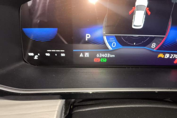 Used Volkswagen Sagitar 2023 300TSI DSG Excellence Edition Odometer Close Up