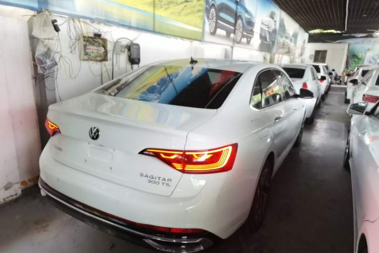 Used Volkswagen Sagitar 2023 300TSI DSG Excellence Edition Rear Right 45 Deg