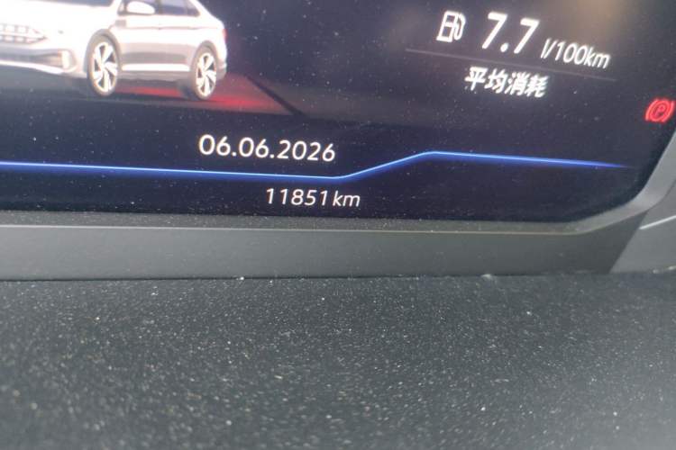 Used Volkswagen Sagitar 2024 300TSI DSG Excellence Edition Odometer Close Up
