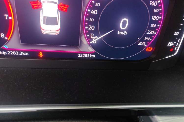 Used Volkswagen Sagitar 2024 300TSI DSG Excellence Edition Odometer Close Up