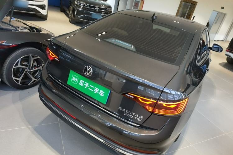 Used Volkswagen Sagitar 2025 Facelifted 300TSI DSG Excellence Edition Rear Right 45 Deg
