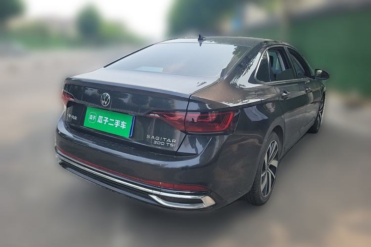 Used Volkswagen Sagitar 2025 300TSI DSG Excellence Edition Rear Right 45 Deg