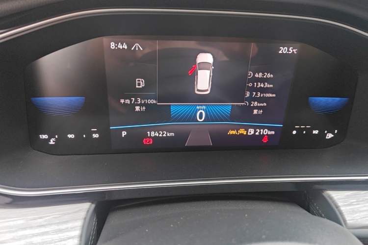 Used Volkswagen Sagitar 2025 Revised 300TSI DSG Excellence Edition Instrument Cluster