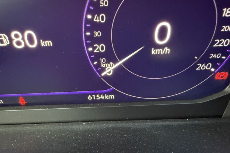 Used Volkswagen Sagitar 2025 300TSI DSG Excellence Edition Odometer Close Up