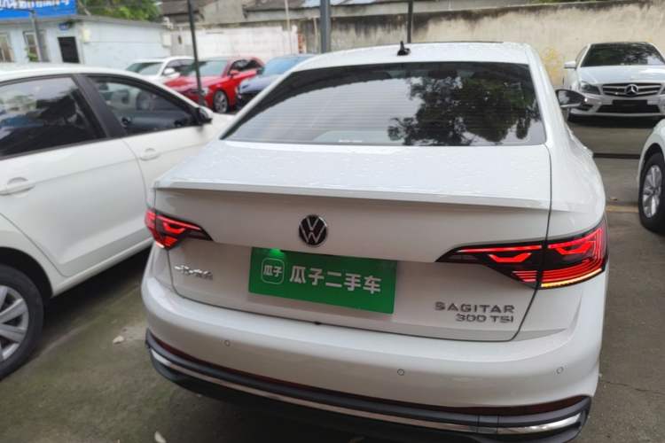 Used Volkswagen Sagitar 2025 Revised 300TSI DSG Excellence Edition Rear