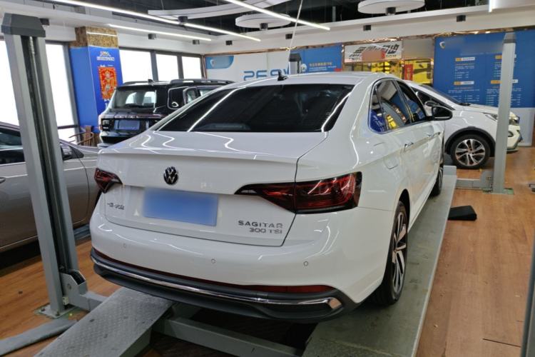 Used Volkswagen Sagitar 2025 Revised 300TSI DSG Excellence Edition Rear Right 45 Deg