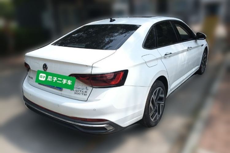 Used Volkswagen Sagitar 2025 Revised Version Three 300TSI DSG Excellence Edition Rear Right 45 Deg