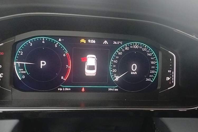 Used Volkswagen Sagitar 2026 Model, Facelifted 30 Million Units Selected Model, 300TSI DSG Beyond Edition Instrument Cluster
