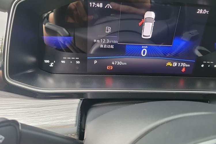 Used Volkswagen Sagitar 2026 Model, Facelifted 30 Million Units Selected Model, 300TSI DSG Beyond Edition Odometer Close Up